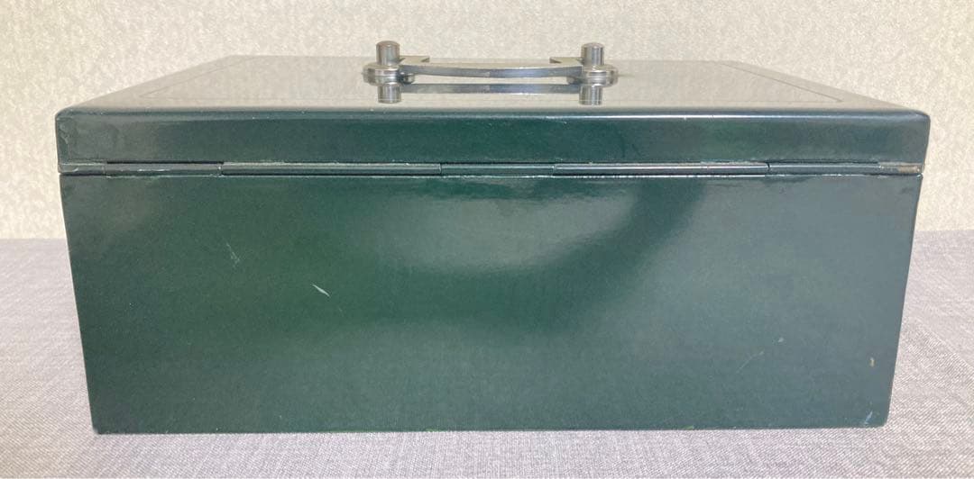 超超超激レア ALPS 手提げ金庫 鍵あり昭和レトロ アンティーク ヴィンテージ