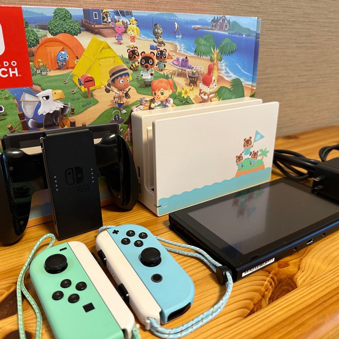 【SDカード付き】 Nintendo Switch あつまれどうぶつの森デザイン