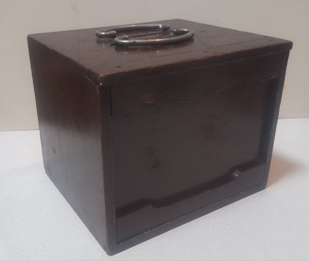 骨竹製 中国アンティーク麻雀牌 木箱付/Antique Bone Mahjong