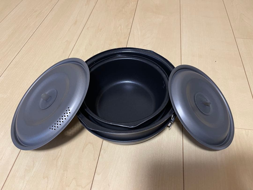 スノーピーク　ヤエンストーブナギ　ヤエンクッカー1000 1500 3点セット