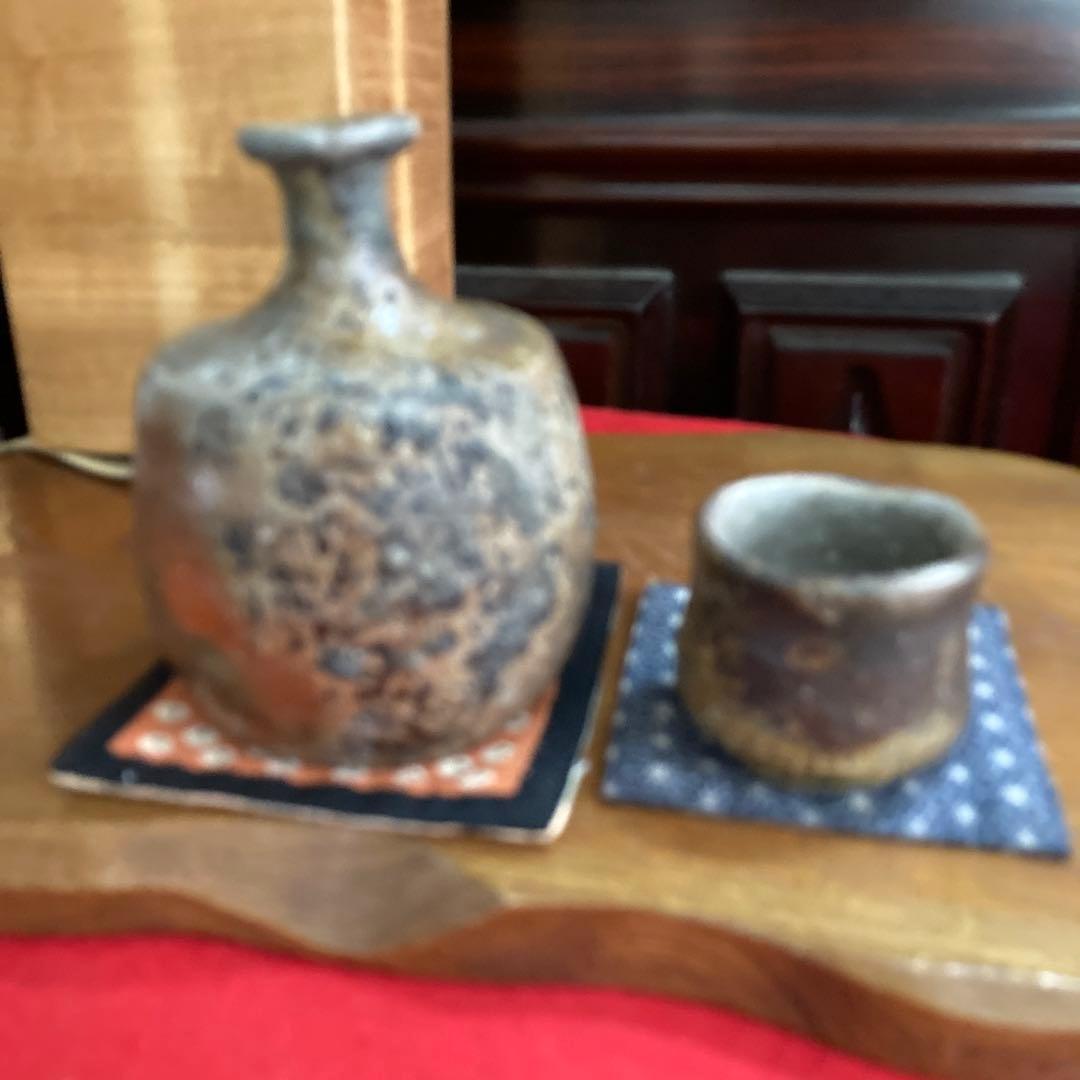 備前焼西川作只今初売りです❣️徳利ぐい呑みセットです❣️
