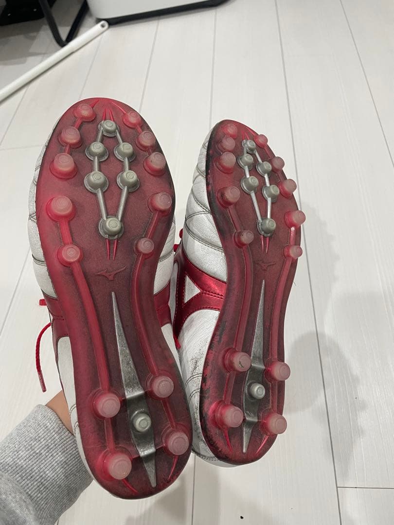 MIZUNO モレリア 2 JAPAN AG 26cm ホワイト/レッド