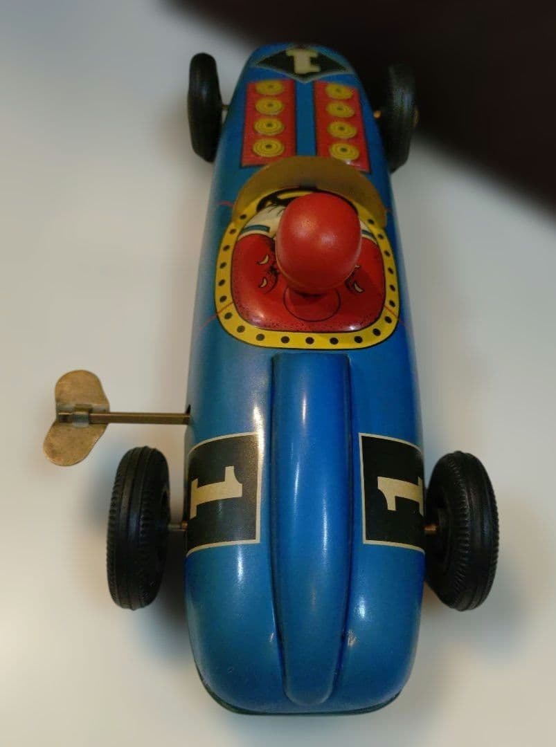 RUSS BERRIE ぜんまいブリキ スポーツカー