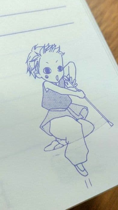 駒田圭介(サイン入り) バトントワリング選手 ノート