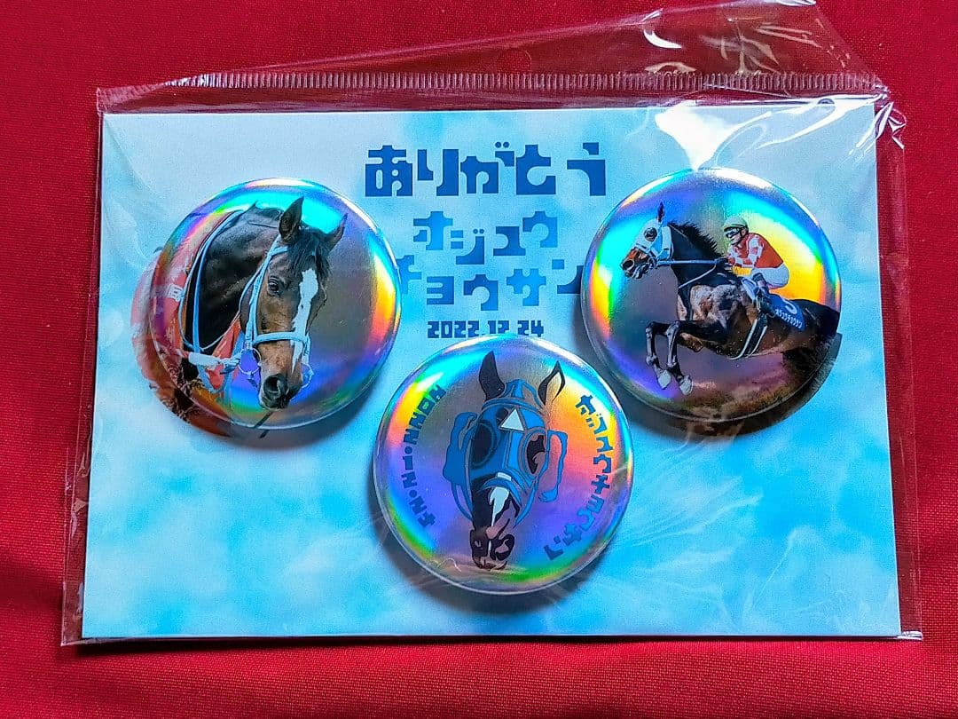 ◆　競馬　JRA　◆　オジュウチョウサン　◆革キーホルダー他◆グッズ４種セット◆