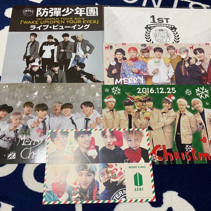 BTS 防弾少年団 会報誌 グリーティングカード