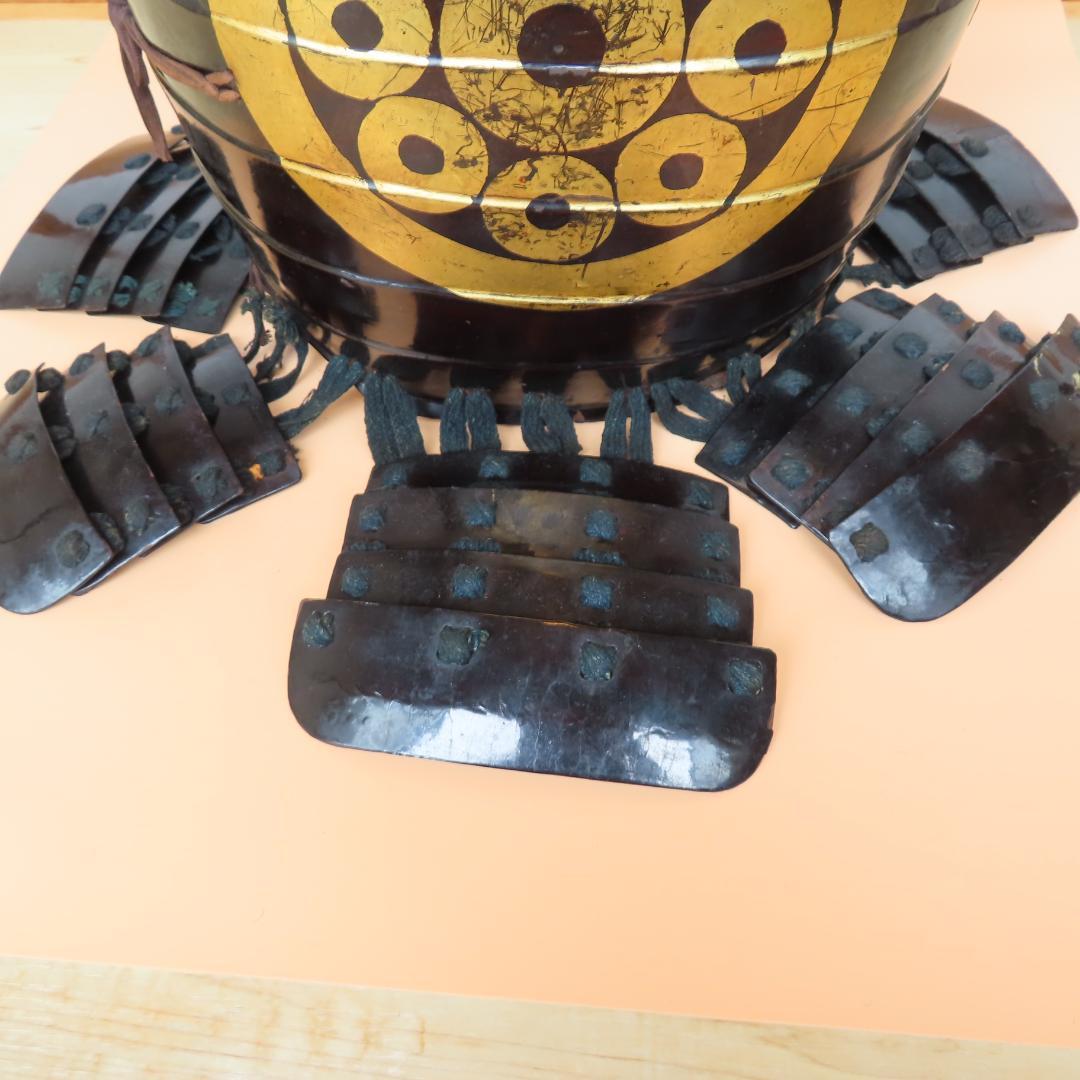 戦国時代の貸し具足　蛇の目九曜紋（鎧兜・鎧・甲冑・胴・具足）