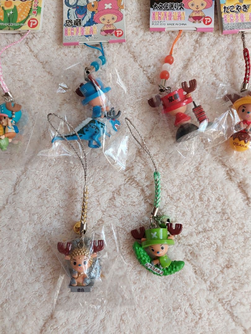 ONE PIECEご当地キャラクター ストラップ 22 個セット　チョッパー