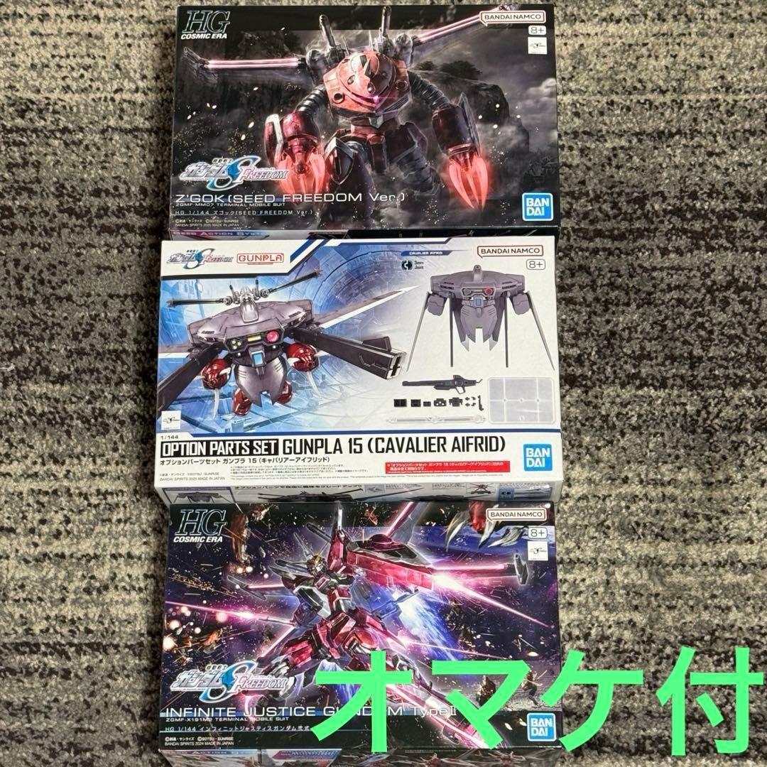 HG ズゴック　キャバリアーアイフリッド　インフィニットジャスティスガンダム弐式