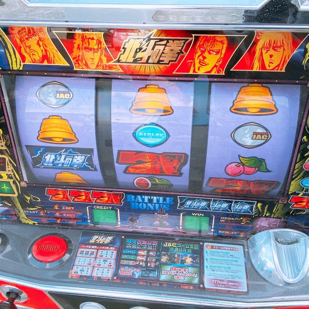 スロット パチスロ 北斗の拳 4号機 サミー 家パチ レトロ 中古品 ※鍵なし