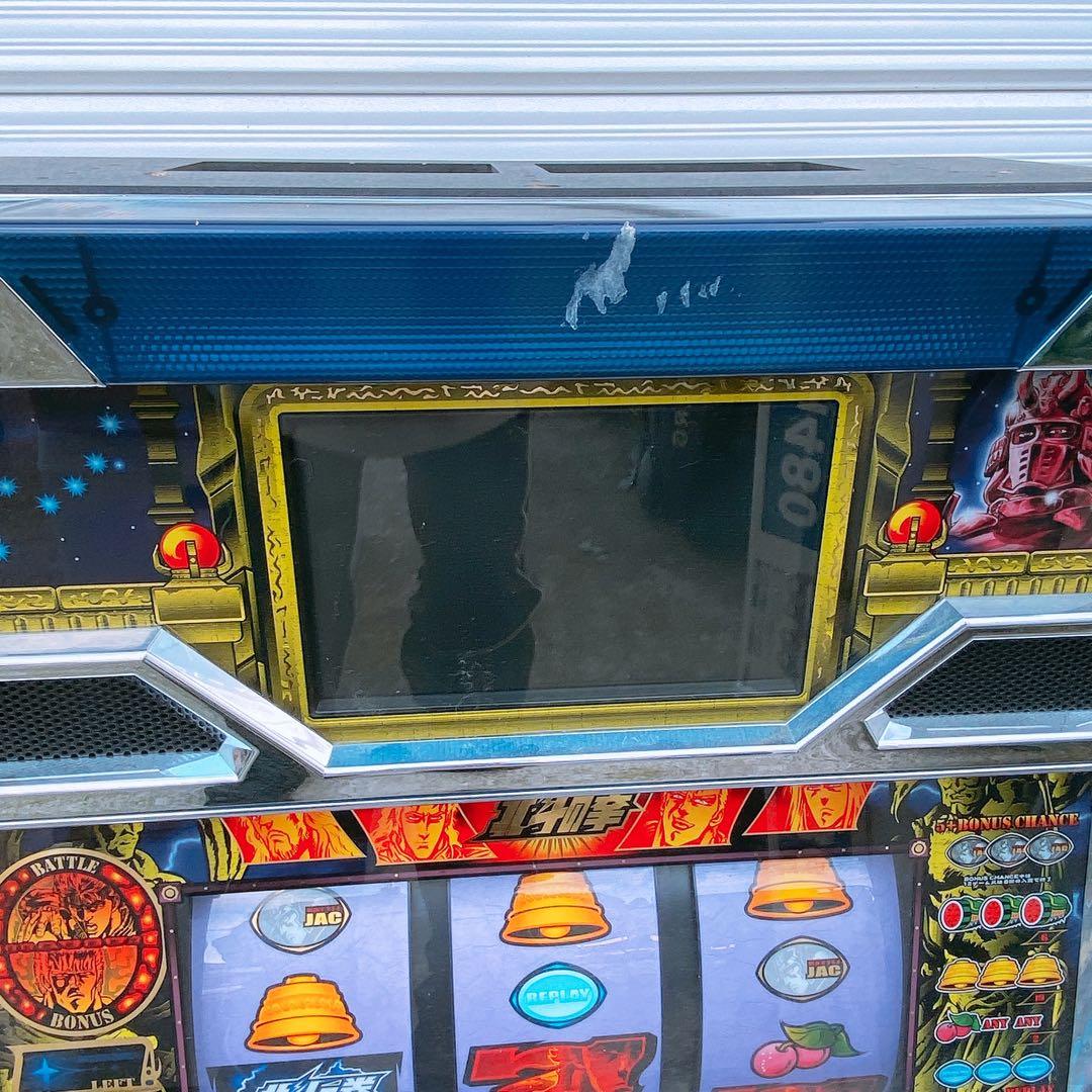 スロット パチスロ 北斗の拳 4号機 サミー 家パチ レトロ 中古品 ※鍵なし