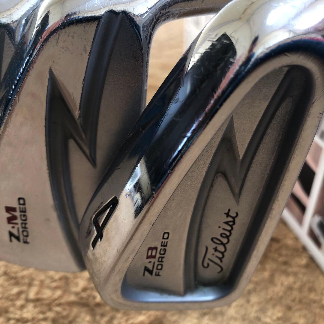 【希少】タイトリストZ・M FORGED アイアン 6本 Z・B 4番の計７本
