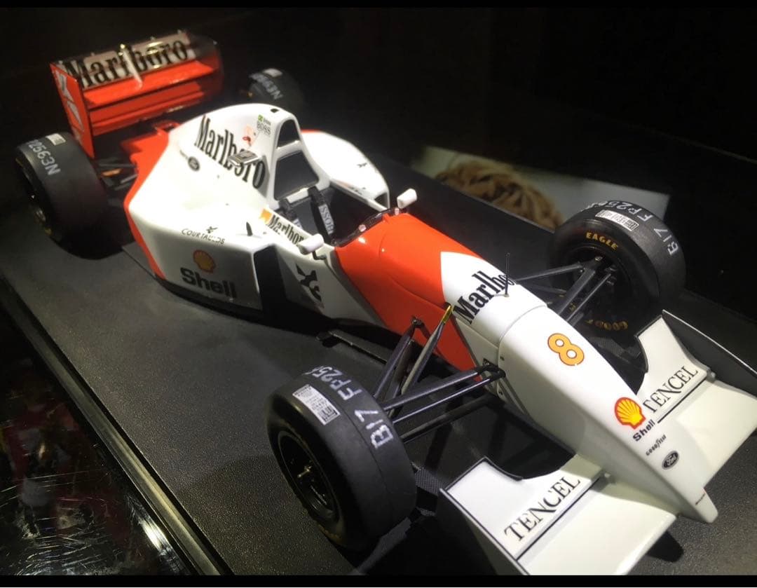1/20 タミヤ　完成　F1 マクラーレンMP4/8 アイルトンセナ仕様