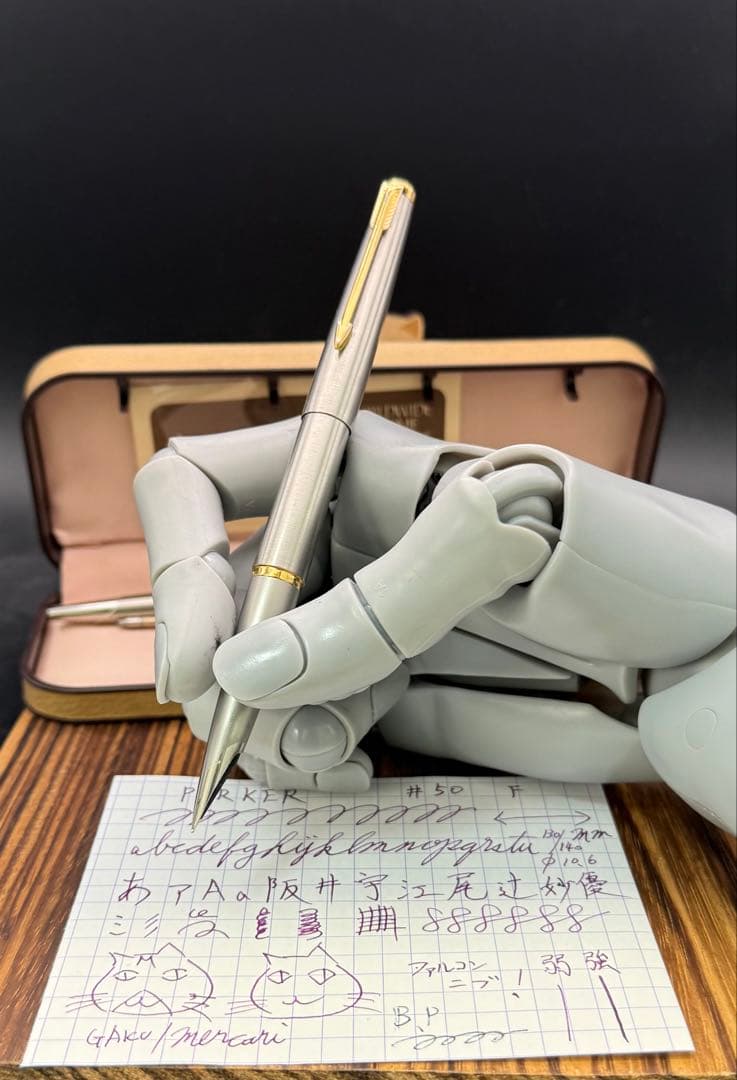 PARKER 万年筆 50 ファルコンニブ ボールペンおまけ