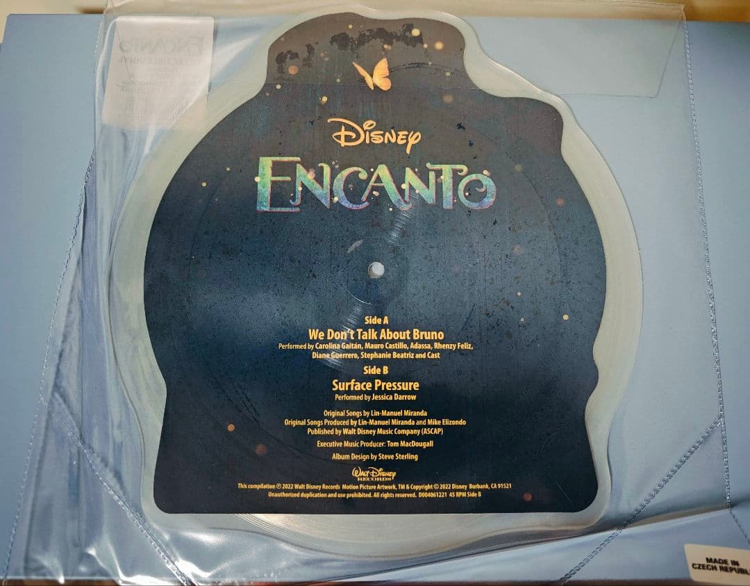 洋楽 Encanto Die-Cut Vinyl