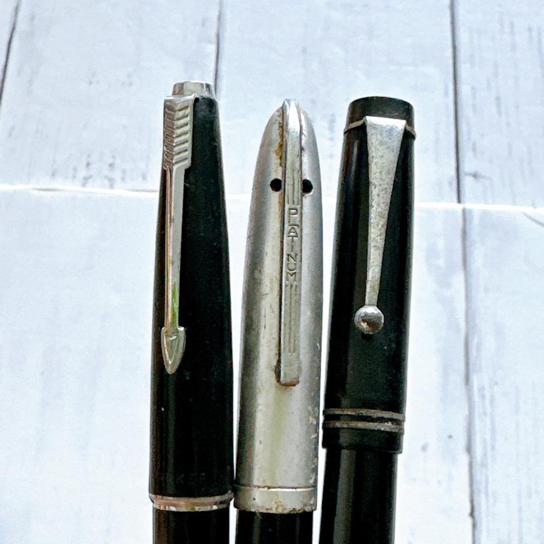 RK14　PARKER　PLATINUM等　当時物　希少ペン　大量まとめセット