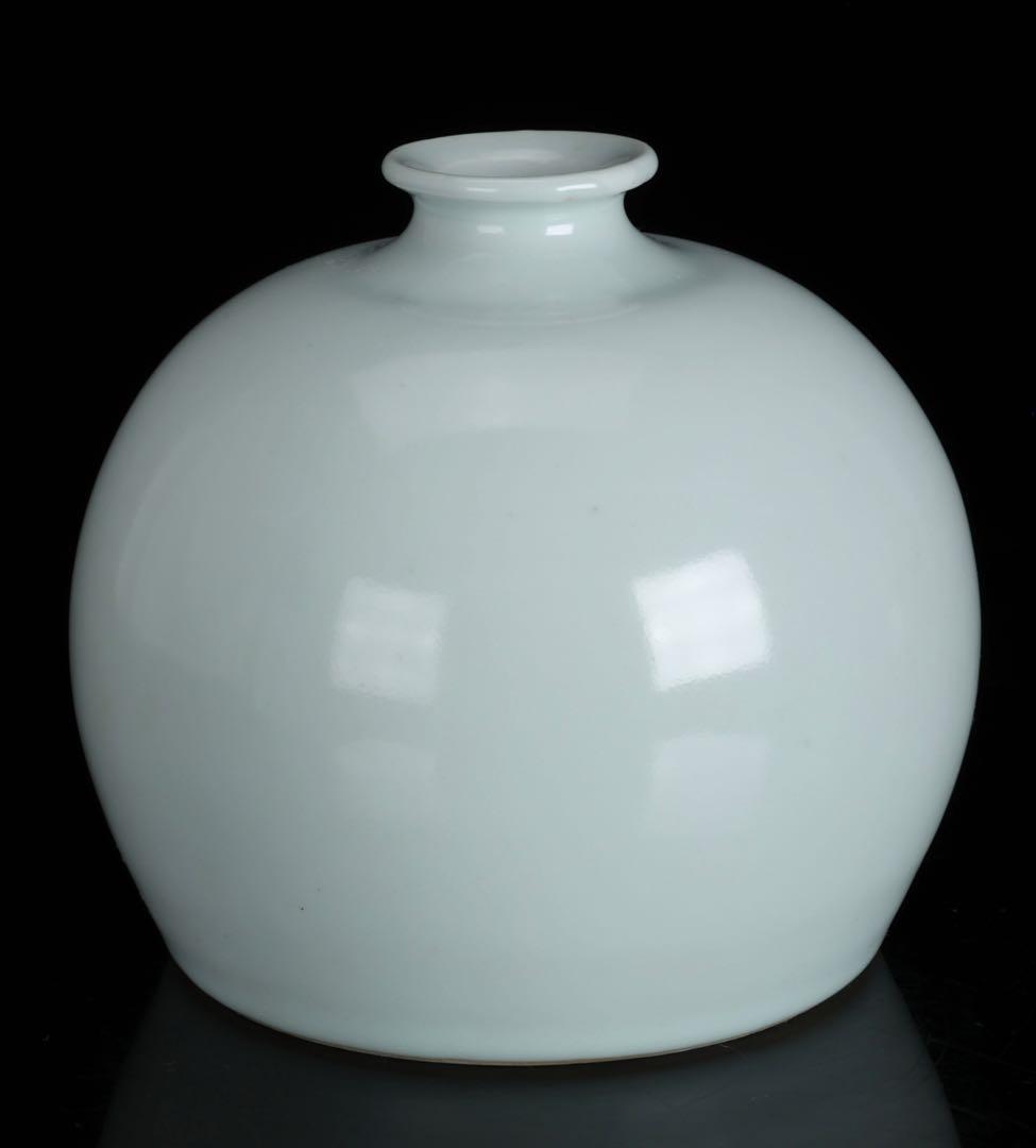 【泥裏珠光 初代 斎藤陶斎（三郎）】白磁壺 共箱 花器 花瓶 飾壺 骨董 古美術