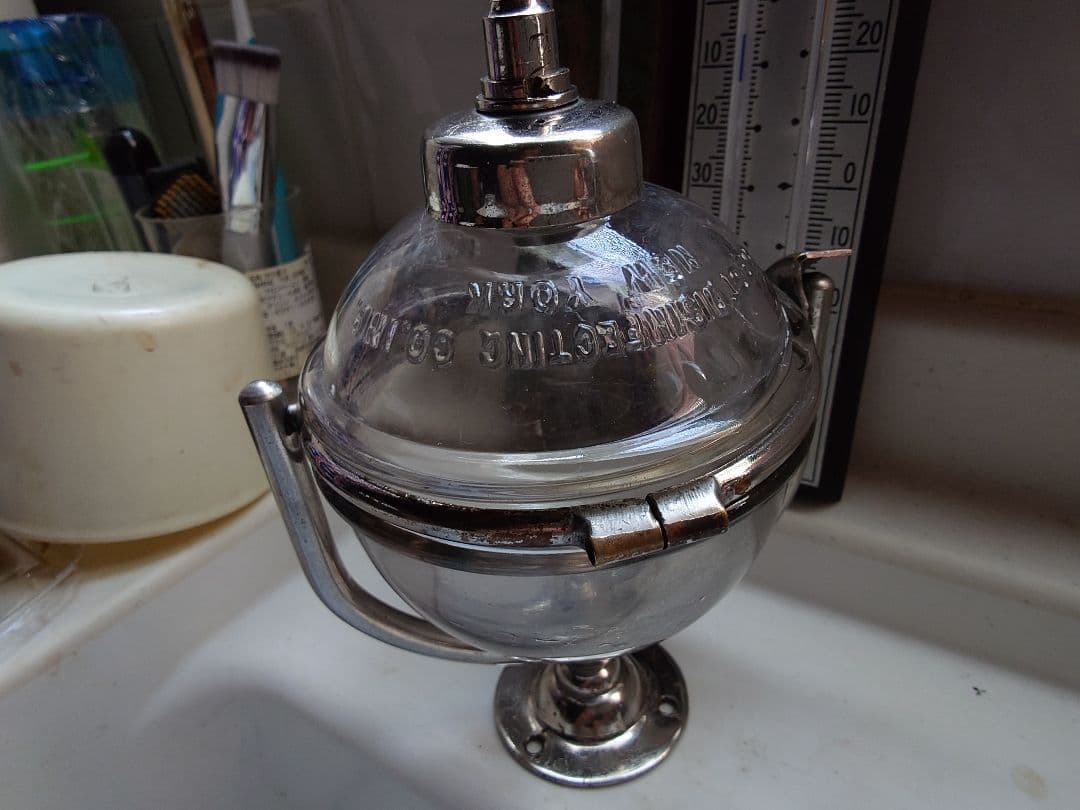 1900年代？ ガラス製 ソープディスペンサー