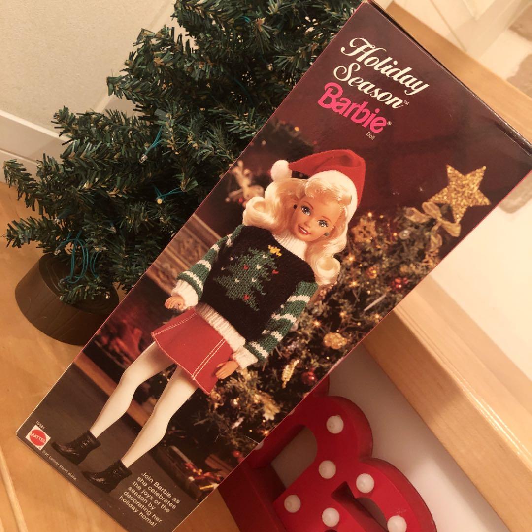 ヴィンテージ バービー人形　クリスマス　ホリディ