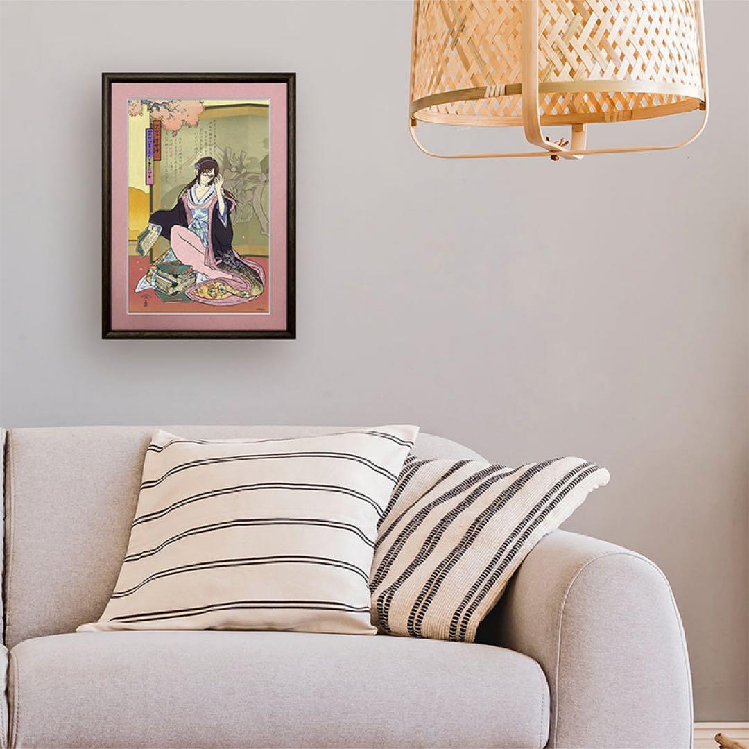 エヴァ浮世絵「箱根八里美人三画揃 マリ」　共通カラー単品　版三