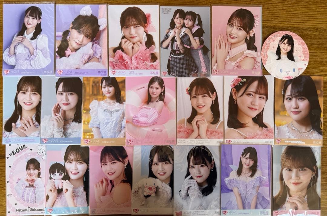 =LOVE イコラブ 髙松瞳 生写真 18コンプ まとめ売り