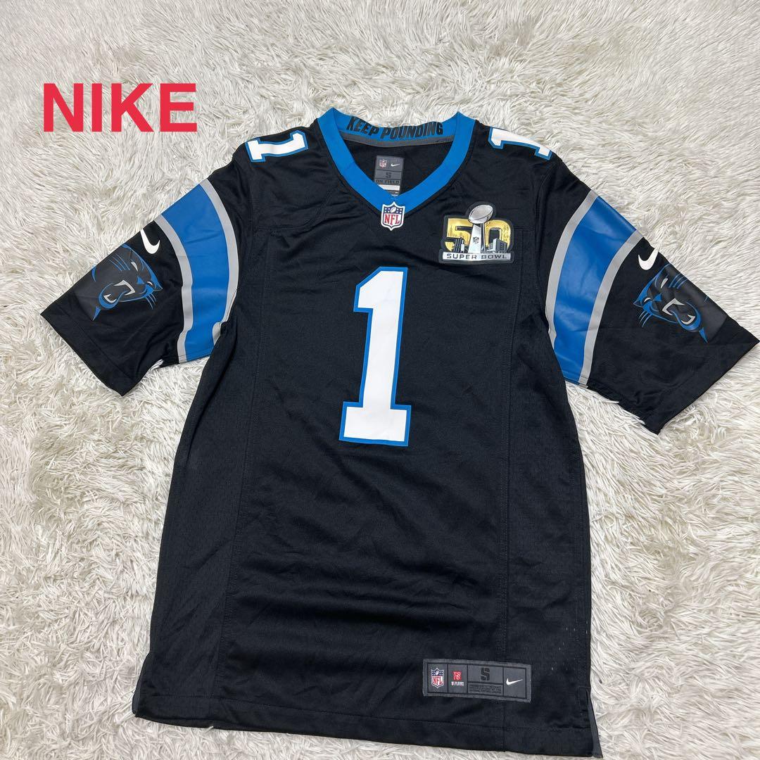 NIKE NFL カロライナ•パンサーズ　ニュートン　ゲームシャツ　S