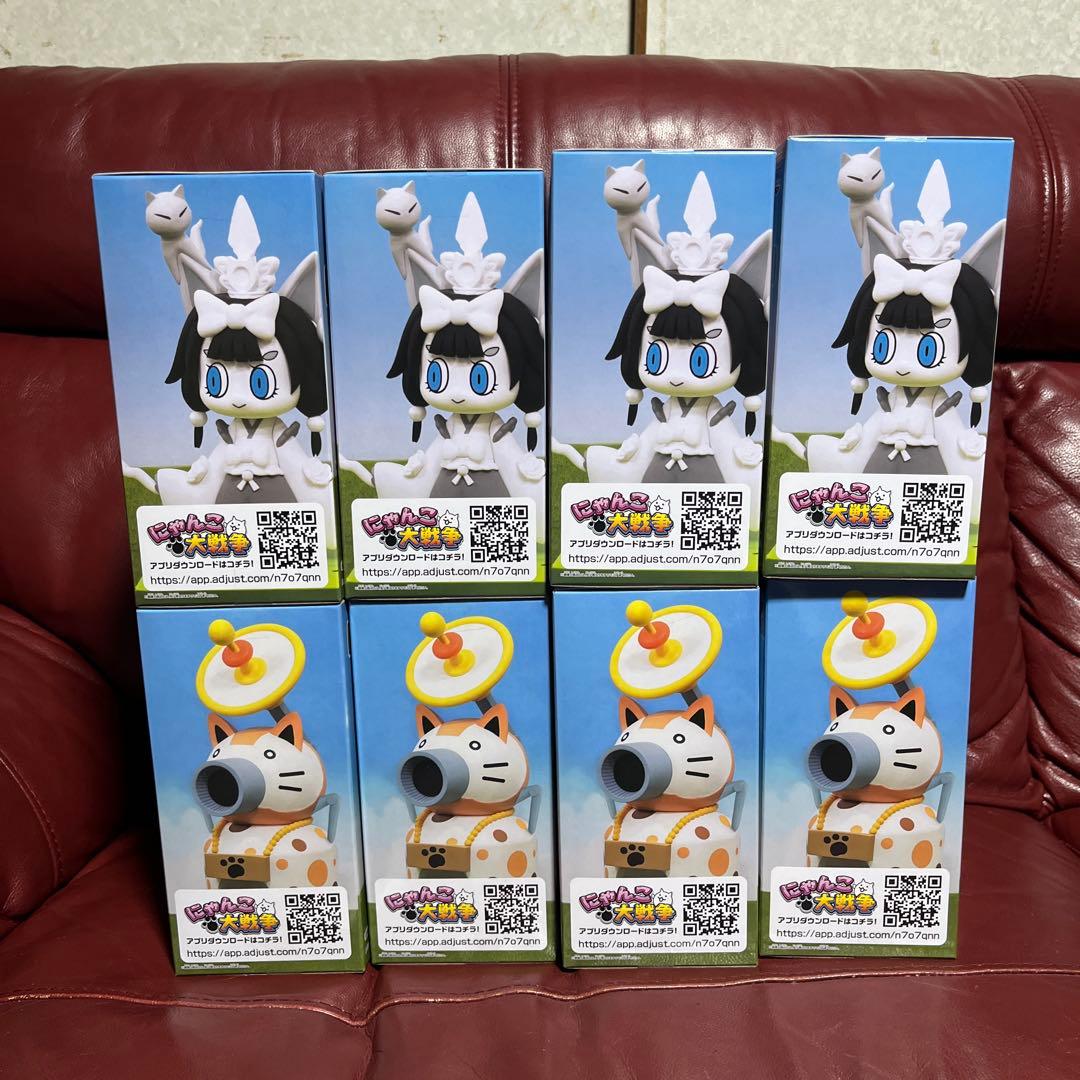 にゃんこ大戦争　にゃんこ軍団出陣フィギュア　超極ネコ祭vol.1と2のまとめ売り