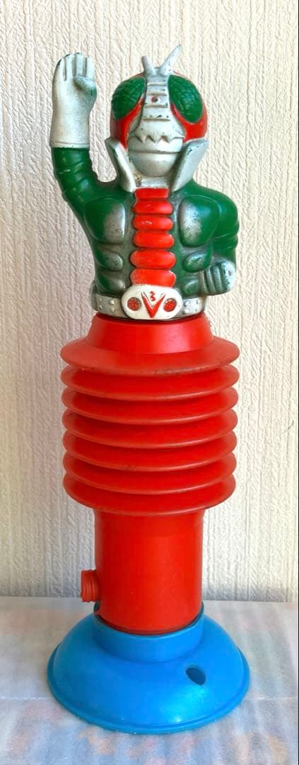 ポピー　POPY 仮面ライダーV3 おもちゃポンプ　ソフビ　 仮面ライダー