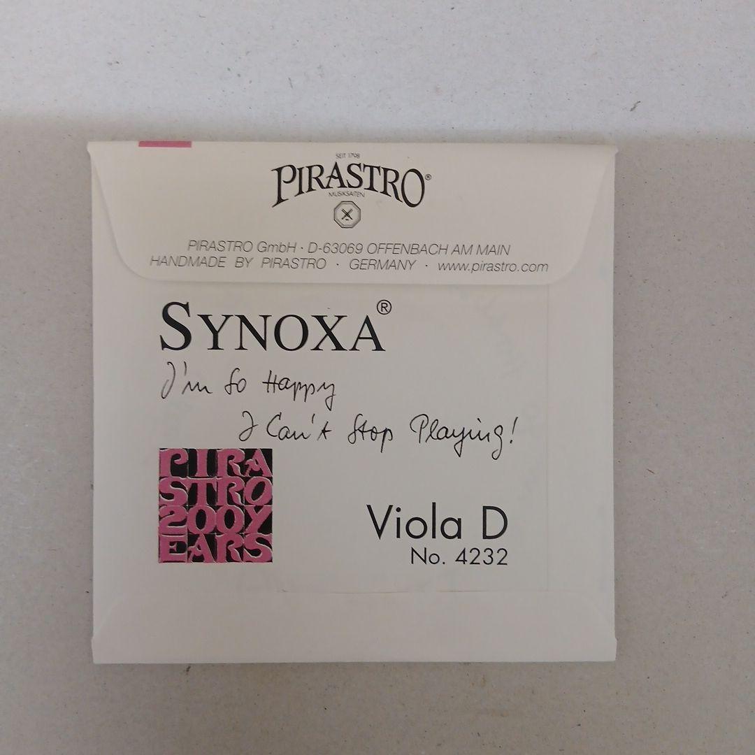 PIRASTRO SYNOXA ヴィオラ弦セット　シノクサ　ビオラ