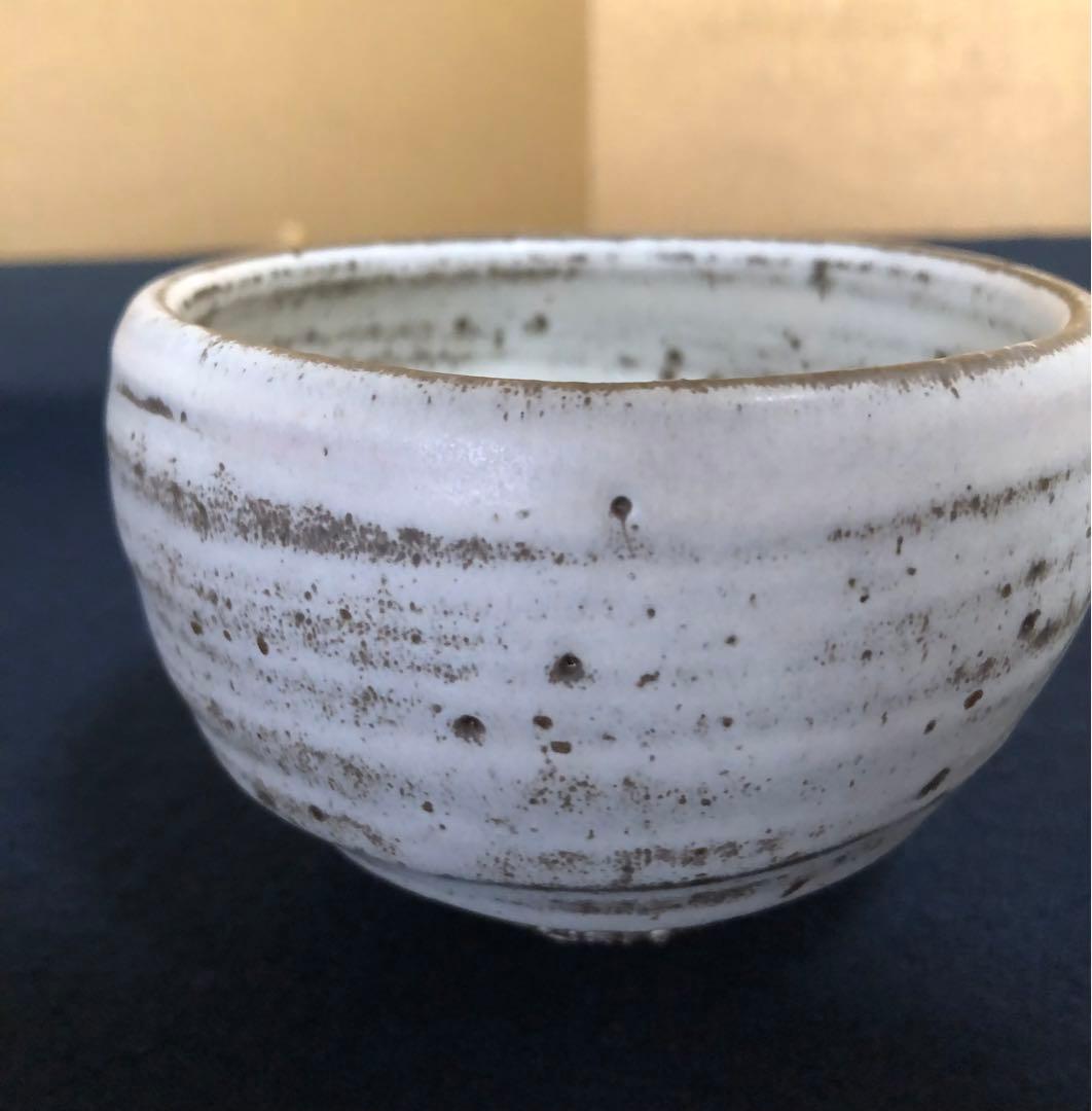 割引❗️《R》茶道具 茶碗 奥村博美 陶歴書 共布 共箱　250925あ4