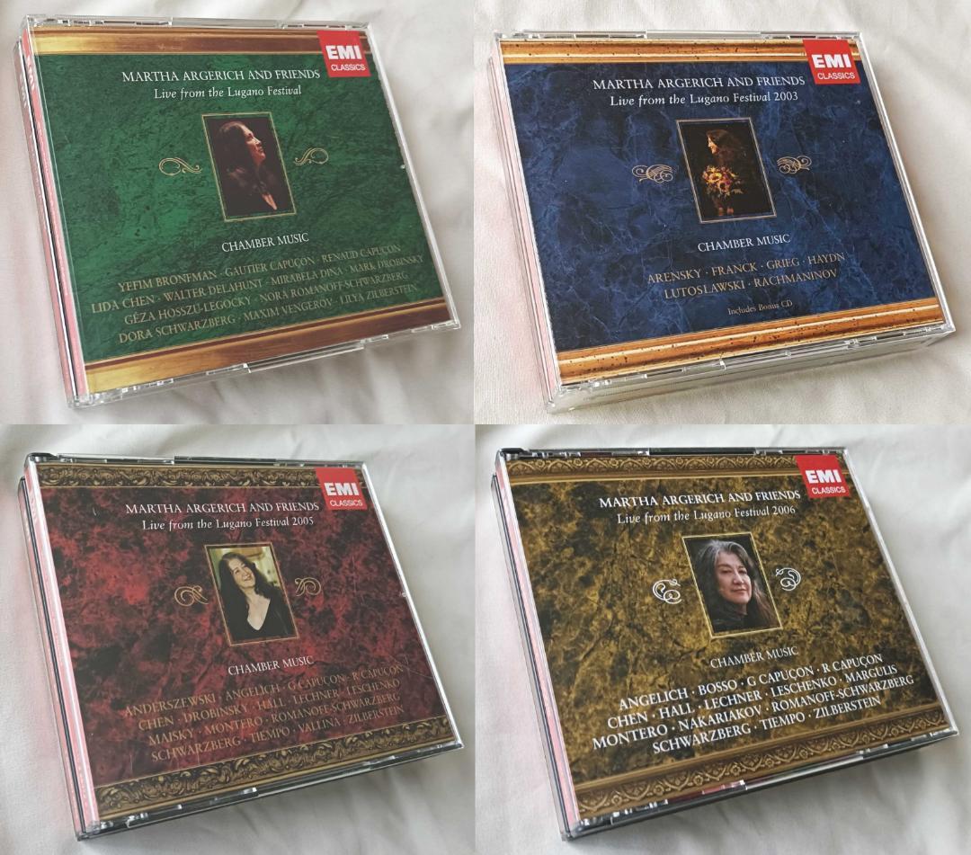 アルゲリッチ＆フレンズ ルガーノ・ライヴ 2002-2009 3枚組×7セット