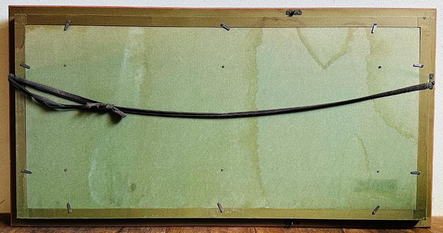 2001年 藤井武 油彩 F22号 縦24cm 横66cm 世界に1枚の絵