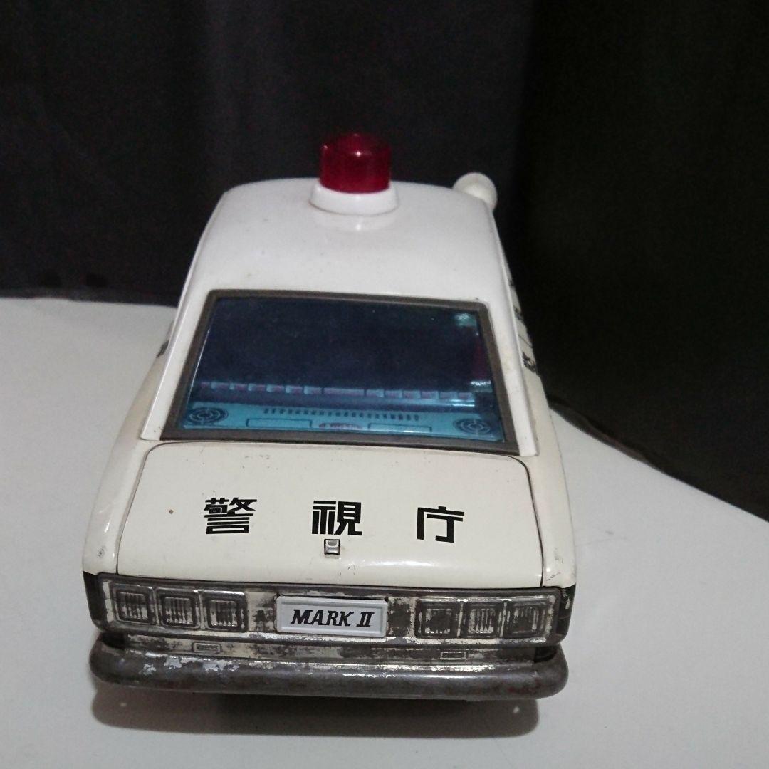 ⭐昭和レトロ、ブリキ、コロナマークⅡ大型警視庁パトカー
