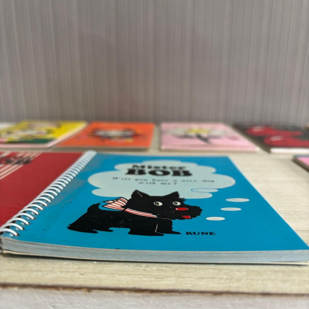内藤ルネ パンダ ルル メモ帳 7冊セット 昭和レトロ 当時物 水森亜土