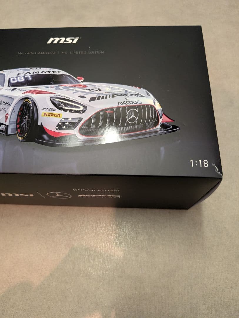 ミニカー Mercedes-AMG GT3 MSI LIMITED EDITION