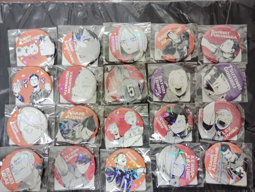 ハイキュー　缶バッジ　オールスター　コンプ　all star haikyu