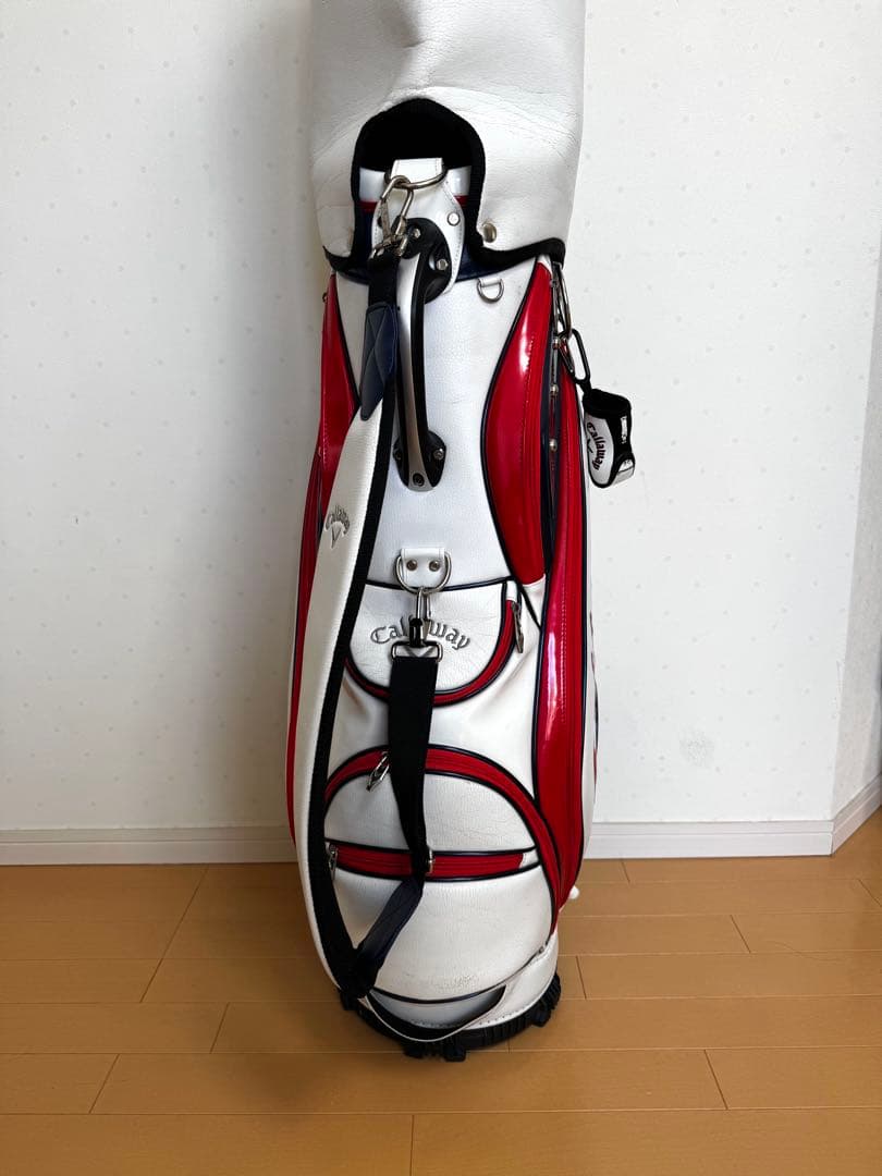 Callaway キャディバッグ 白/赤/青 おまけ ボール入付き