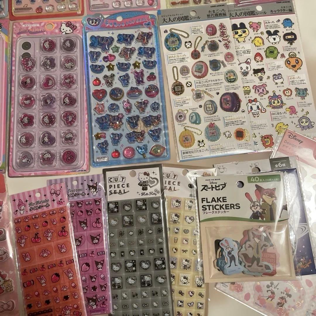 【正規品】ボンボンドロップシール　39枚　サンリオ　たまごっち　スヌーピーまとめ