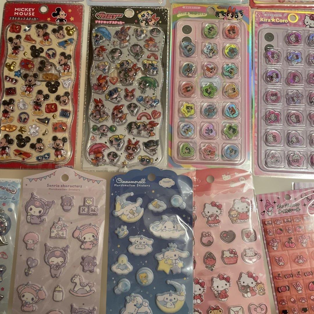 【正規品】ボンボンドロップシール　39枚　サンリオ　たまごっち　スヌーピーまとめ