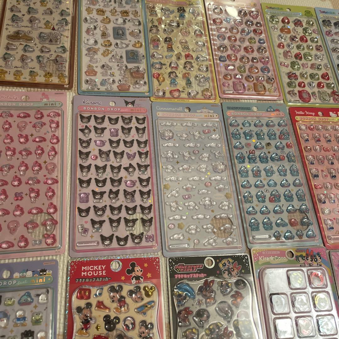 【正規品】ボンボンドロップシール　39枚　サンリオ　たまごっち　スヌーピーまとめ