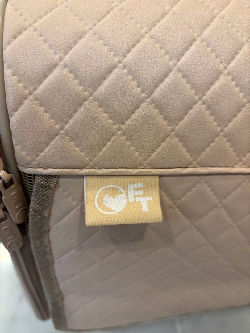 OFT ペットキャリー　ピンクベージュ