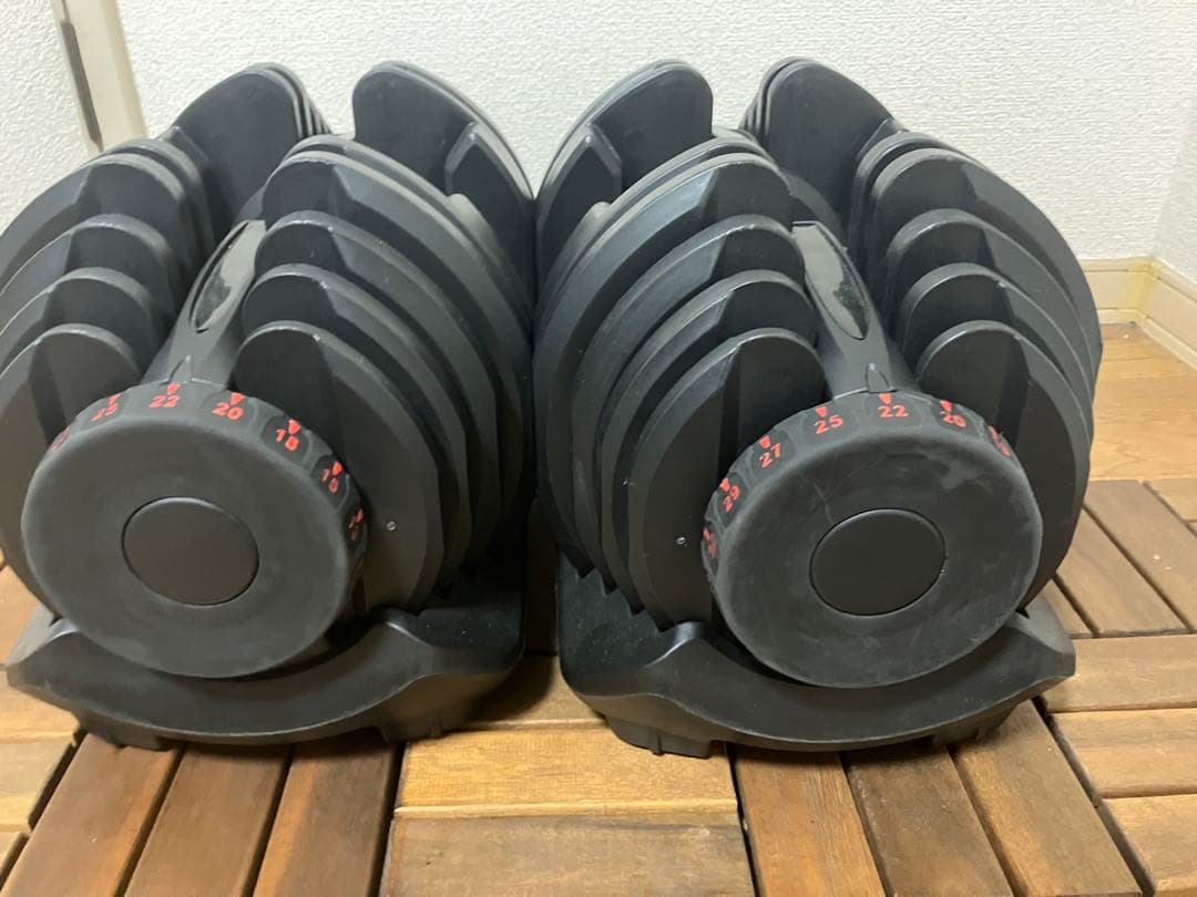 可変式ダンベルセット5-40kg②