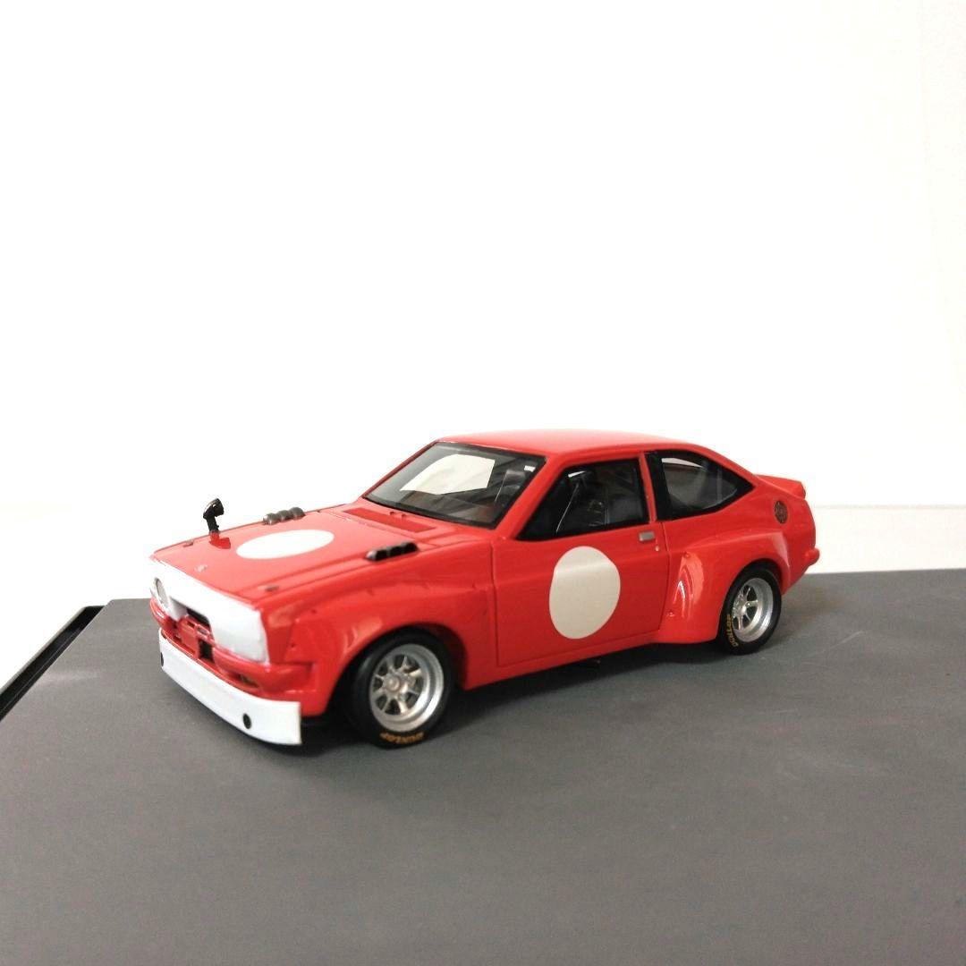 KIDBOX スターレットレーシング P－4バイオレットターボ 1/43ミニカー