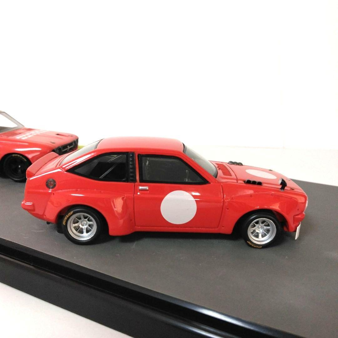 KIDBOX スターレットレーシング P－4バイオレットターボ 1/43ミニカー