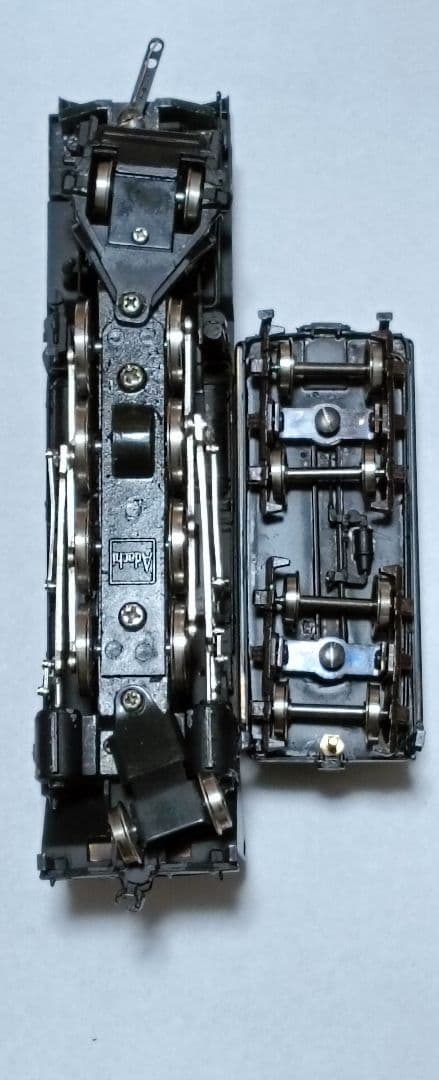 HOゲージ 天賞堂 アダチ Ｄ51半流蒸気機関車、カンモーター、メンテナンス済