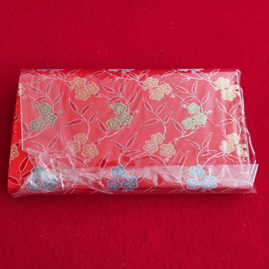 袱紗挟み　優雅錦　蔓　小花　【新品未使用箱付き】