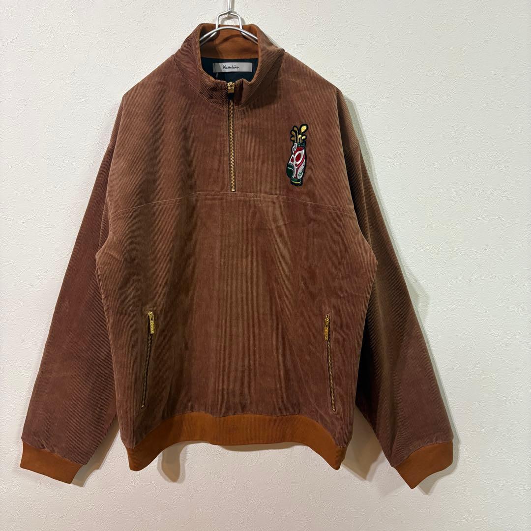 【RUSSELUNO】新品コーデュロイアノラックブルゾン　ゴルフ　メンズＸＬ