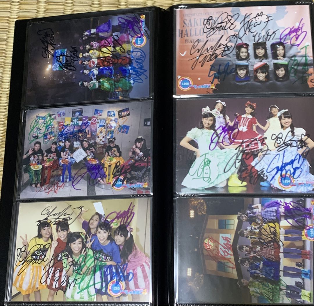チームしゃちほこ　全員サイン写真