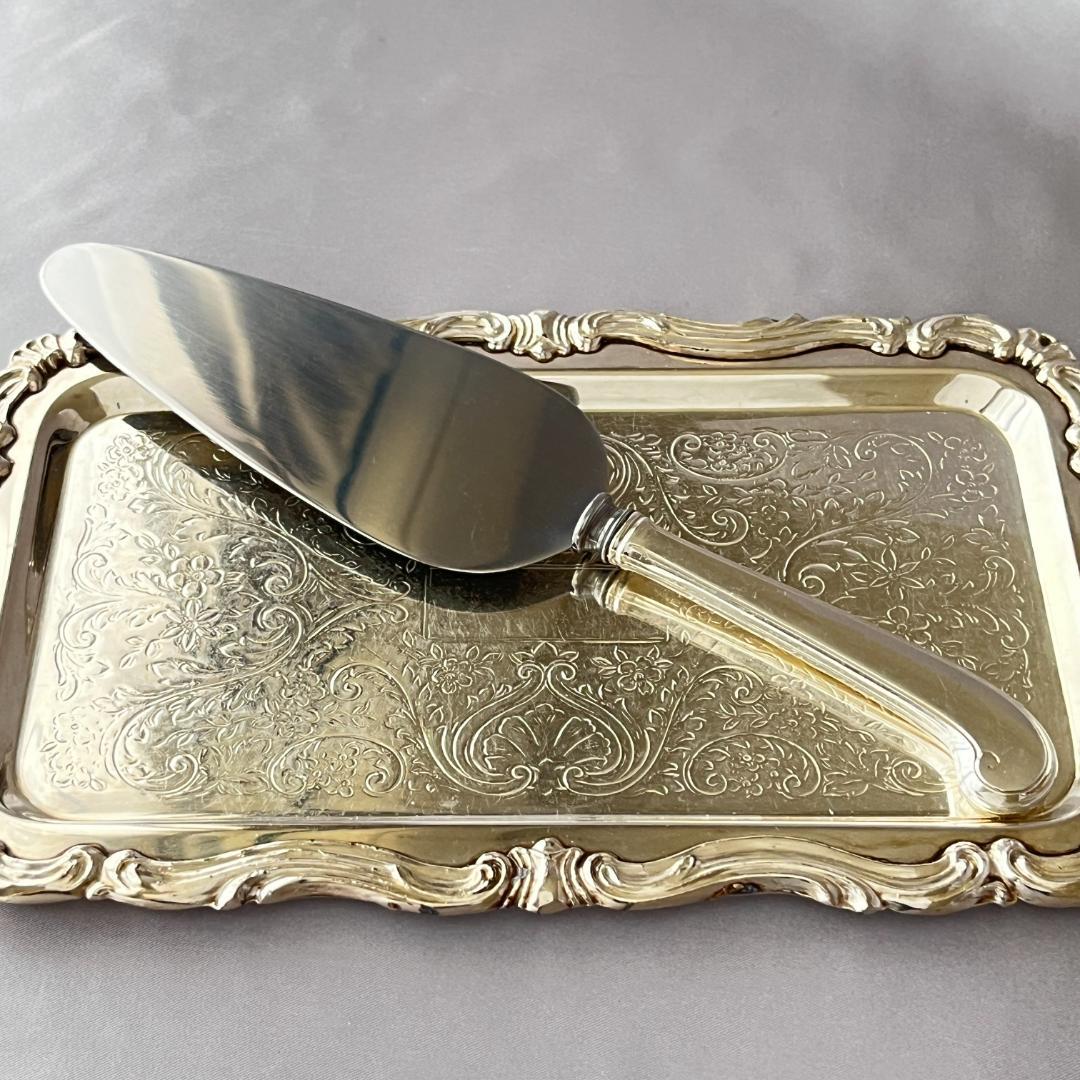 【Webster】 パイサーバー/ケーキサーバー【純銀ハンドル】 24cm