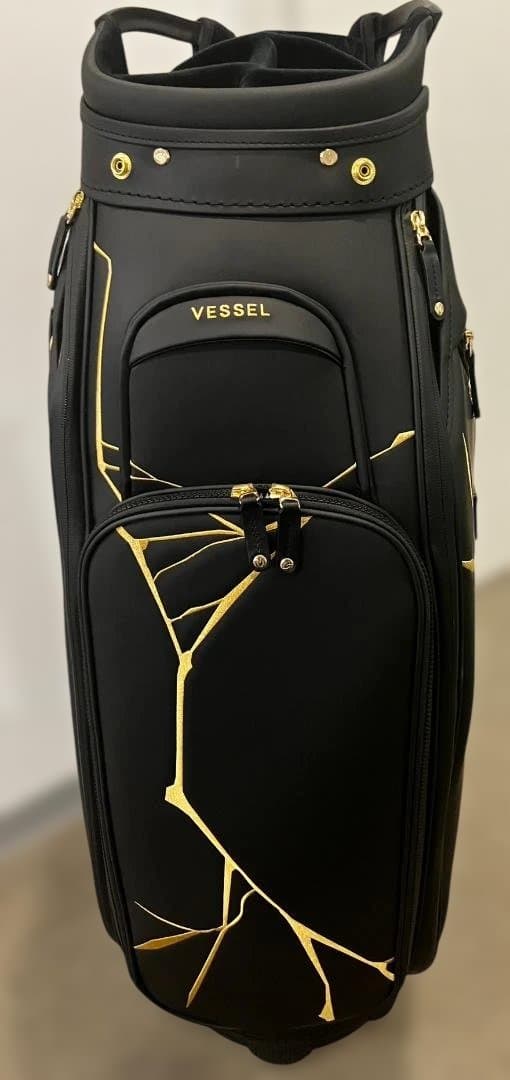Vessel 18775 ゴルフキャディバッグ BK/GD